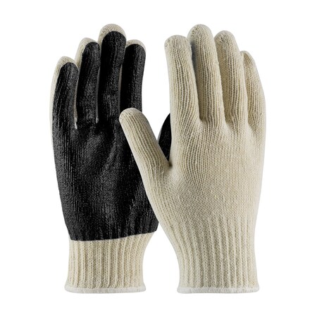 Pip Seamless Knit Cotton / Polyester Glove with PVC Palm Coating - 7 Gauge, 12PK 37-C110PC-BK/S